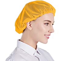 Nanxson 5pcs Unisex Mob Caps Malla Taller industrial Trabajo de protección Sombreros de cocina elásticos Red para el…